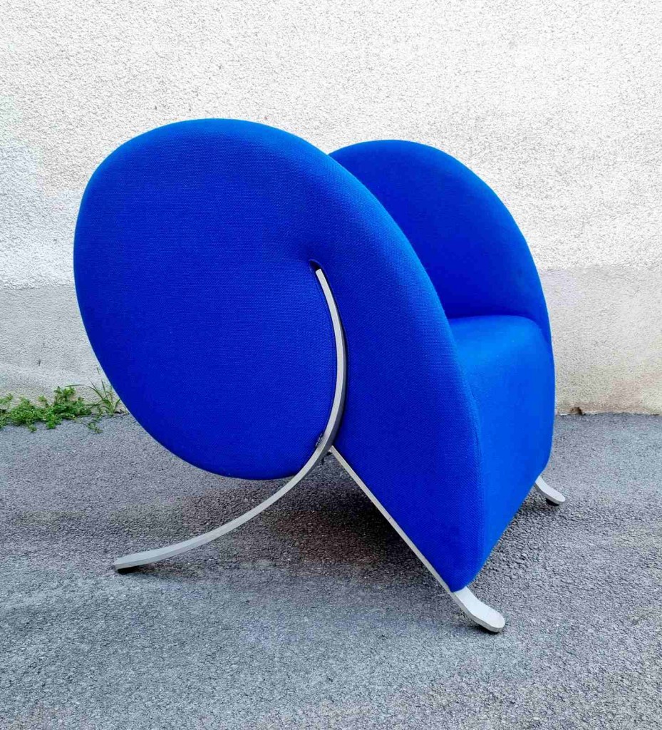 Virgola Armchair Designed by Yaakov Kaufman for Arflex, Italy 90s