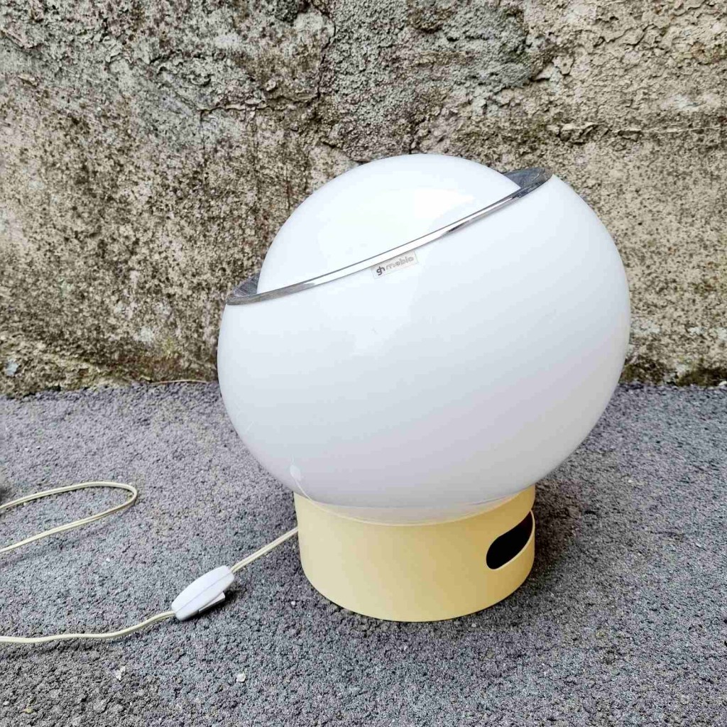 Rare Mid Century Modern Large Clan Table Lamp / Harvey Guzzini & Studio 6G 6G / Bela / 70s