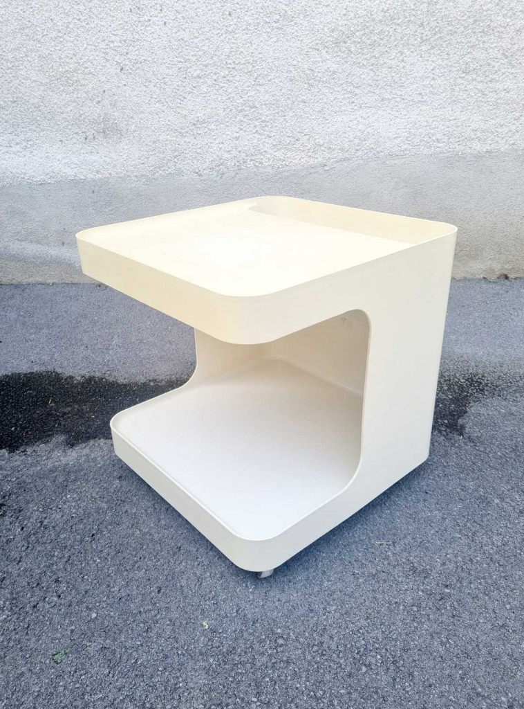 Italian Modern Bar Cart or Side Table Game by Marcello Siard for Longato, Italy